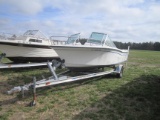 GRADY WHITE BOAT, 19', ALUMINUM TRAILER