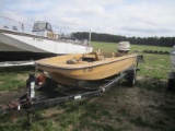 THUNDERBIRD BOAT 16', WITH TRAILER