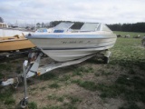 BAYLINER BOAT AND TRAILER, 18'