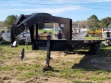 8 X 30 GOOSENECK TRAILER WITH RAMPS T/A