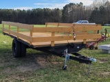 8 X 14 S/A DUAL WHEEL SHOP BUILT TRAILER