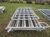 12' GALVANIZED PANELS & 4' GATE (10X$)