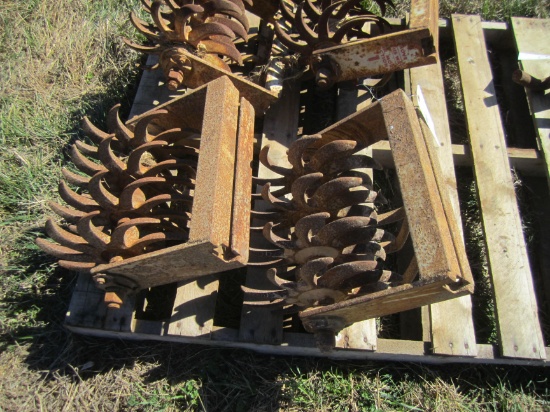 PAIR OF ROLLING CULTIVATORS