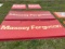 MASSEY FERGUSON (CRACKED) DOUBLE SIDED SIGN 10’ x 4’