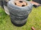 4 - 9.50 - 16.5 TIRES AND RIMS