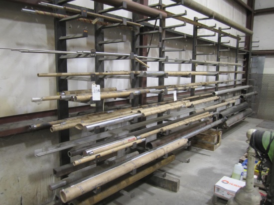 VARIOUS SIZES OF HARDENED CHROME CYLINDER ROD STOCK-RACK NOT INCLUDED
