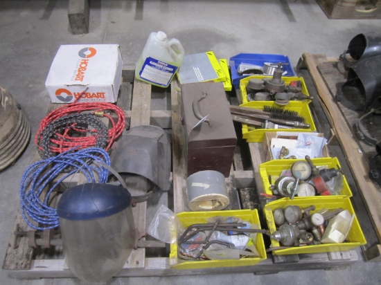 PALLET OF WELDING SUPPLIES