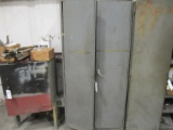 METAL CABINET & CONTENTS