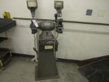 CINCINNATI BENCH GRINDER & STAND, 3 PHASE