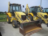 NH B95C BACKHOE, DIESEL, CAB, 4X4, LEFT HAND SHUTTLE, SN:H03368, 1641 HRS