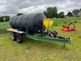 1000 GAL NURSE TANK NEW PUMP NEEDS A WHEEL BEARING