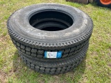 NEW 295/75R 22.5 TIRES 2 x $