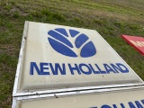 NEW HOLLAND DOUBLE SIDED SIGN FIBERGLASS 8’ x 8’