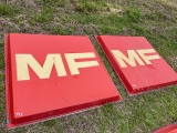 MASSEY FERGUSON PLASTIC DOUBLE SIDED SIGN 4’ X 4’