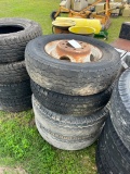 8.75R 16.5 TIRES AND RIMS