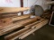 STACK OF WOOD FLOOR BEAMS