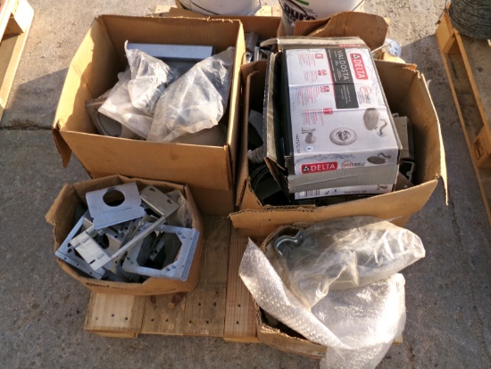 PALLET OF ELECTRICAL PARTS & MISC
