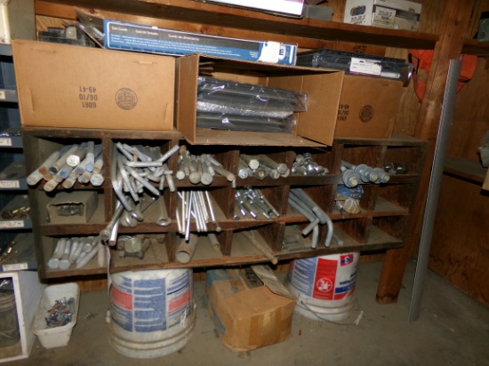 WOODEN BIN & CONTENTS