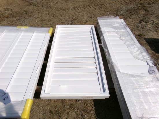 PLANTATION SHUTTERS BLINDS BY NOON 22"X46", 2x4
