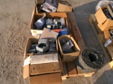 PALLET OF ELECTRICAL PARTS