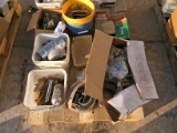 PALLET OF NAILS & MISC