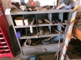 METAL BOLT BIN & CONTENTS