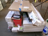 PALLET OF RAILS & MISC