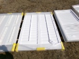 PLANTATION SHUTTERS BLINDS BY NOON 36.5X52.5