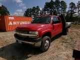 2002 CHEVY EXTENDED CAB, DURAMAX DSL ENGINE, 6-SPD MANUAL TRANSMISSION, 9'