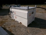 FUEL CUBE 528-GAL FUEL TANK, DOUBLE LINED, 12V PUMP (NICE)