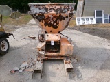 GROUT HOG MACHINE, FORK MOUNT, HONDA ENGINE