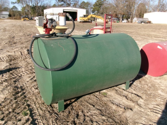 FUEL TANK WITH 110V PUMP