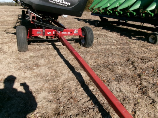 UNVERFERTH AWS-36 HEADER CART, ALL WHEEL STEER