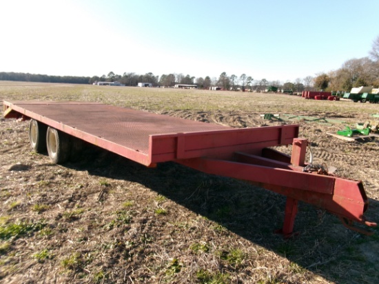 SULLIVAN 24’ X 8’ STEEL TRAILER, 4’ DOVE, DUAL TANDEM (HEAVY DUTY)