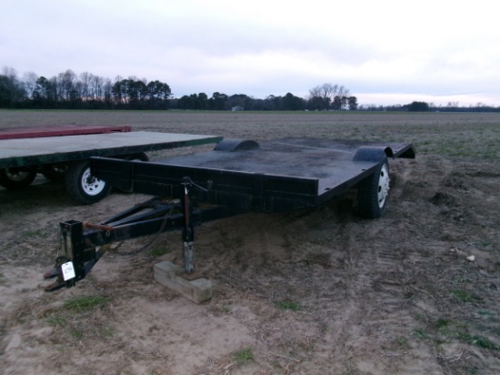 SULLIVAN 18’ X 8’ STEEL TRAILER, SINGLE AXLE, 2’ DOVE