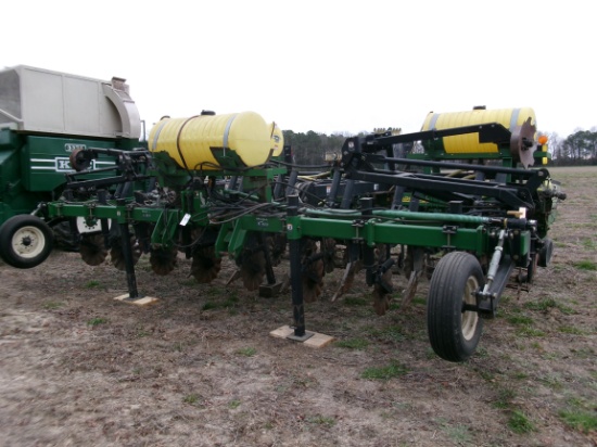 8-ROW 30" STRIP TILL PLANTER, UNVERFERTH 330 RIPPER, ROW MARKERS, JD1700  VACUUM PLANTER, AG LEADER 