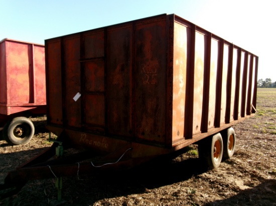 ROANOKE TANDEM AXLE PEANUT TRAILER