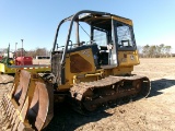 JD 450J LGP DOZER, ROPS, DSL, 10’ 6-WAY BLADE, POWERSHIFT TRANS, 2886 HRS, SN: TO450JX109878 ROOT RA