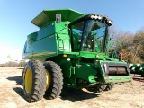 JD 9660STS COMBINE, DSL, 4 X 4, DUALS, BULLET ROTOR, CONTOUR MASTER, HI-TORQUE FEEDER HOUSE, HI CAPA