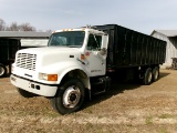 1995 IH 4900 10-WHEELER, DT466 DSL, 9 SPD TRANS, AIR BRAKES, 24’ TWIN CYL DUMP, STEEL SIDES, 269,976