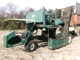 CTS 2-ROW TOBACCO HARVESTER, TIPPING HEADS, DEFOLIATORS, GRANVILLE DUMP BOX, 2355 HRS