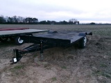 SULLIVAN 18’ X 8’ STEEL TRAILER, SINGLE AXLE, 2’ DOVE