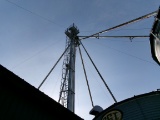 GRAIN ELEVATOR – APPX 70’, 1800 BU, 7 DOWNSPOUTS, GALVANIZED