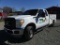 2011 FORD F-250 EXTENDED CAB, 4 X 4, GAS ENGINE, AUTO TRANS, 8’ SERVICE BODY, 219,100 MILES