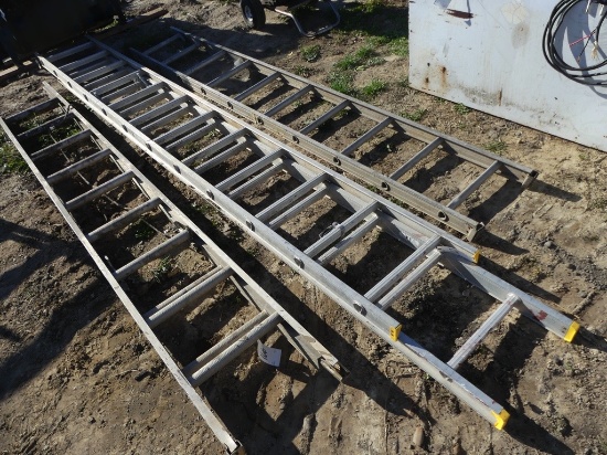 ALUMINUM EXTENSION LADDER