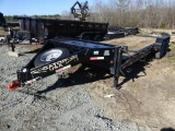 2017 GATOR 24’ X 82” TILT TOP TRAILER, 2 5/16” BALL, TANDEM AXLE, ELECTRIC BRAKES
