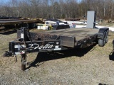 2016 DELTA 22’ X 80” TILT TOP TRAILER, TANDEM AXLE, ELECTRIC BRAKES, 2 5/16” BALL