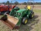 JD 4100  MFWD HYDROSTATIC LOADER 1213 HRS