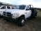 2009 DODGE 4500, CUMMINGS DIESEL ENGINE, 11' STEEL BED, 503,000 MILES