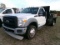 2011 FORD F450, DIESEL ENGINE, 12' STEEL BED, 177,810 MILES